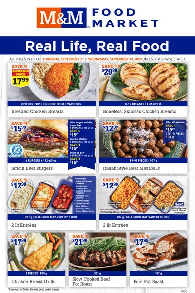 M&M Food Market (Atlantic & West) Flyer September 7 to 13