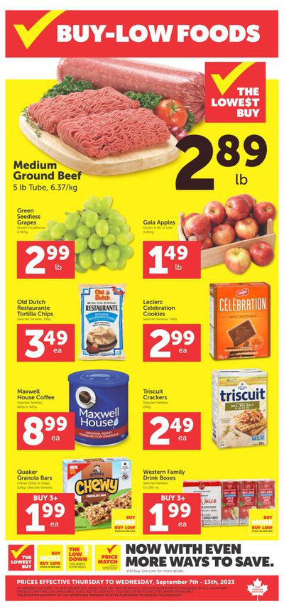 Buy-Low Foods (BC) Flyer September 7 to 13
