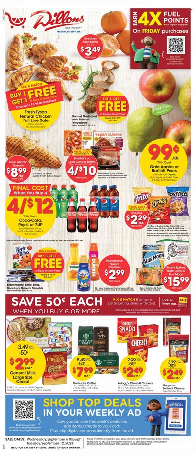 Dillons (KS) Weekly Ad Flyer Specials September 6 to September 12, 2023