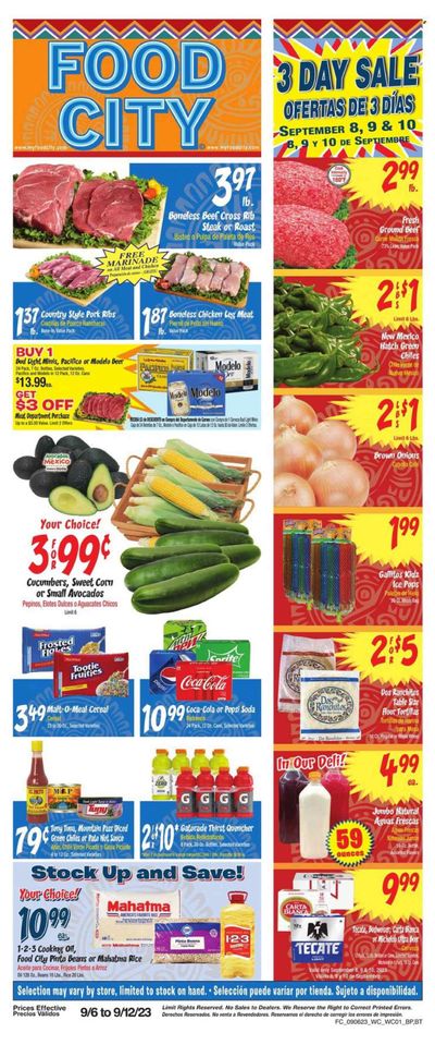 Food City (AZ) Weekly Ad Flyer Specials September 6 to September 12, 2023
