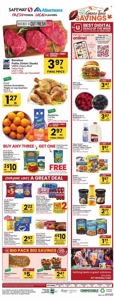 Safeway (CO, WY) Weekly Ad Flyer Specials September 6 to September 12, 2023