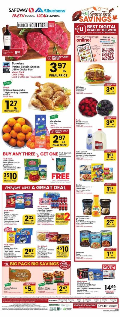Safeway (CO) Weekly Ad Flyer Specials September 6 to September 12, 2023