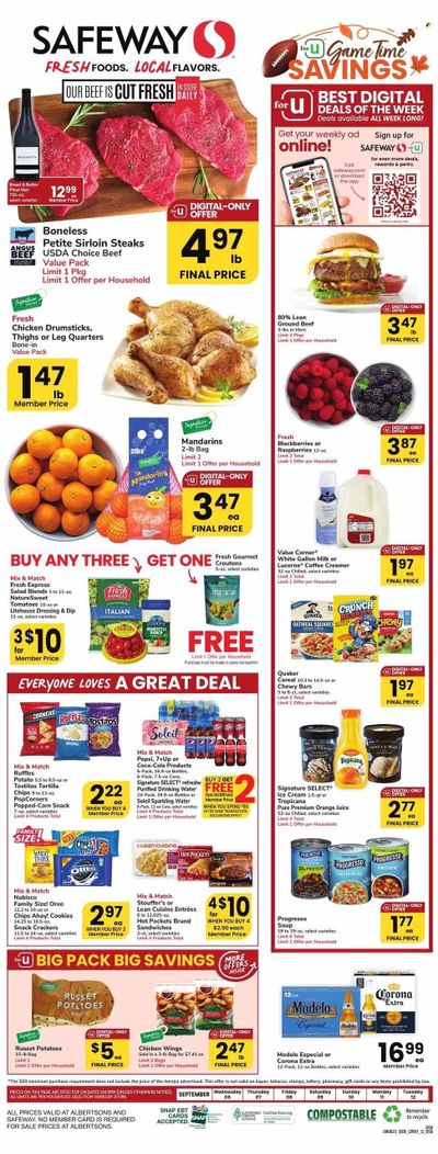 Safeway (NE) Weekly Ad Flyer Specials September 6 to September 12, 2023