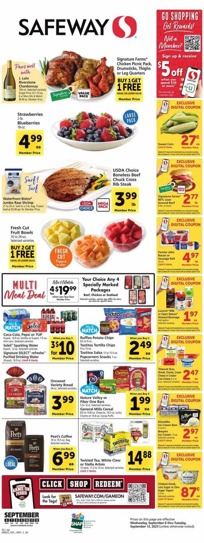 Safeway (NV) Weekly Ad Flyer Specials September 6 to September 12, 2023