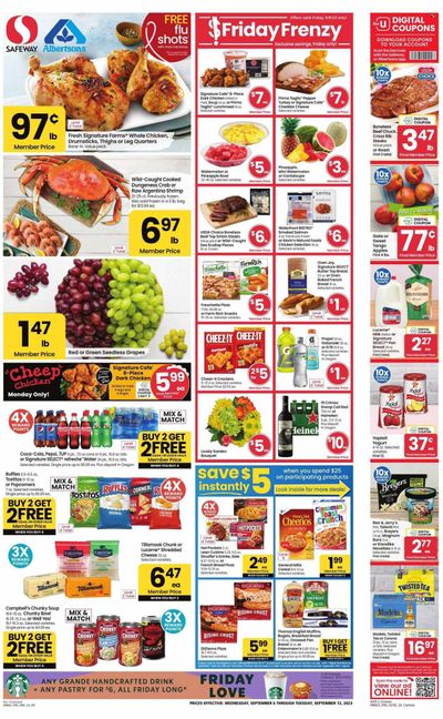 Safeway (OR, WA) Weekly Ad Flyer Specials September 6 to September 12, 2023