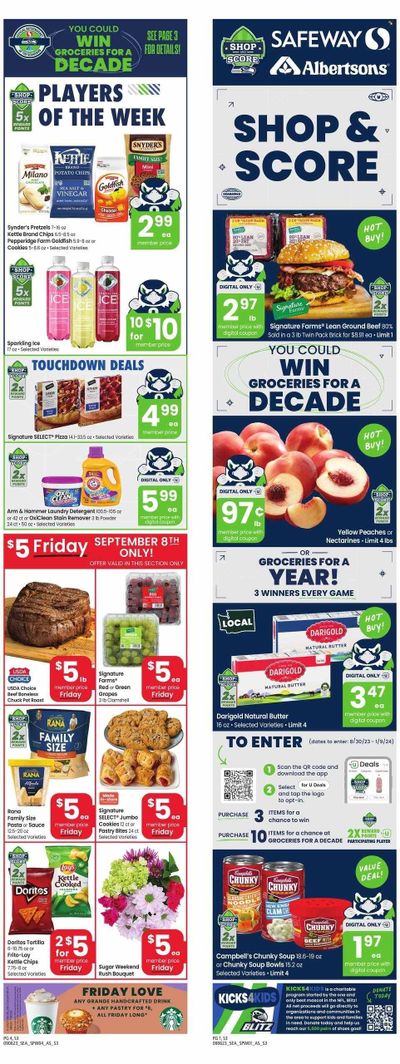 Safeway (WA) Weekly Ad Flyer Specials September 6 to September 12, 2023