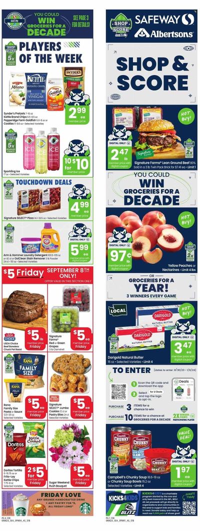 Safeway (WA) Weekly Ad Flyer Specials September 6 to September 12, 2023