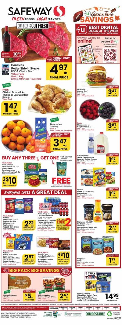 Safeway (WY) Weekly Ad Flyer Specials September 6 to September 12, 2023