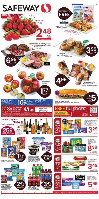 Safeway (WY) Weekly Ad Flyer Specials September 6 to September 12, 2023