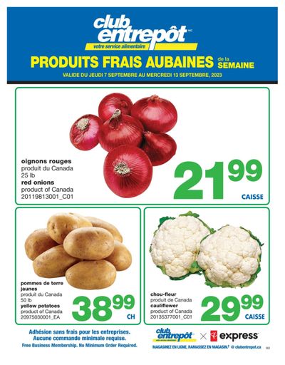 Wholesale Club (QC) Fresh Deals of the Week Flyer September 7 to 13