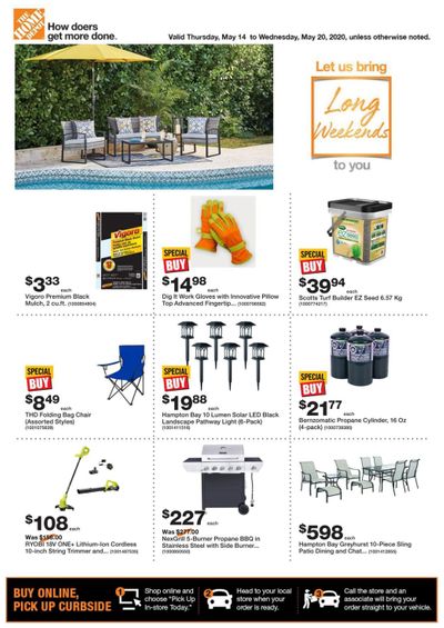 Home Depot Flyer May 14 to 20