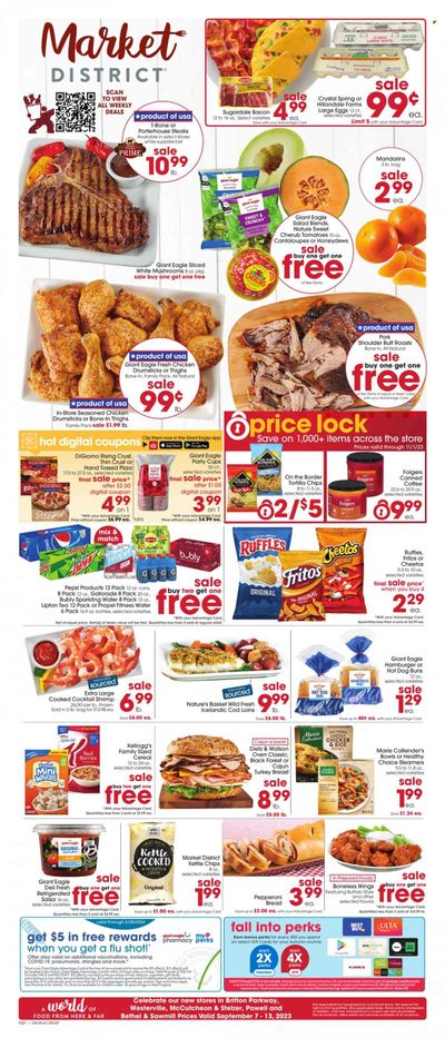 Giant Eagle (OH) Weekly Ad Flyer Specials September 7 to September 13, 2023