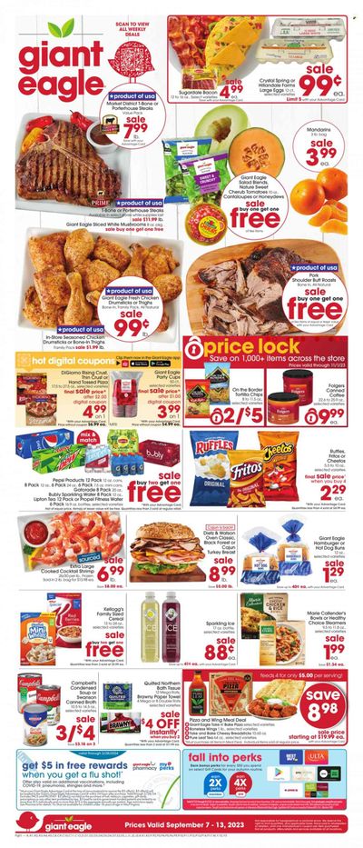 Giant Eagle (OH) Weekly Ad Flyer Specials September 7 to September 13, 2023