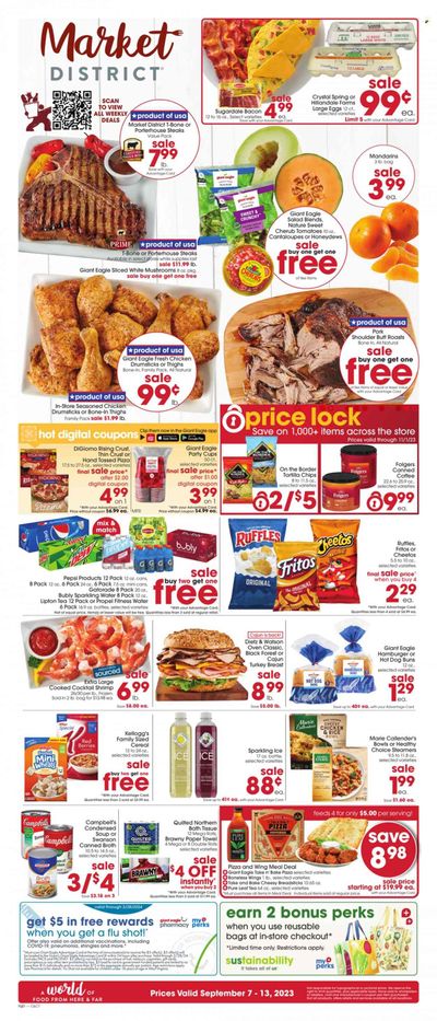 Giant Eagle (OH) Weekly Ad Flyer Specials September 7 to September 13, 2023