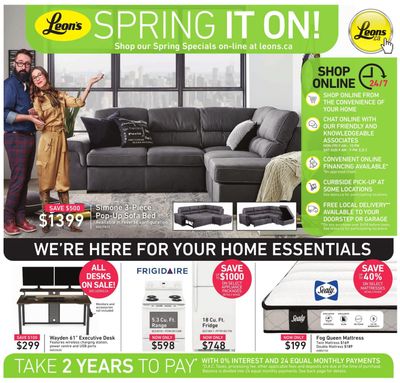 Leon's Spring it On Flyer May 14 to 27