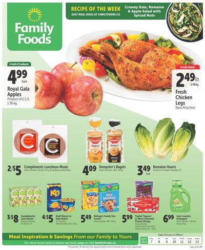 Family Foods Flyer September 7 to 13