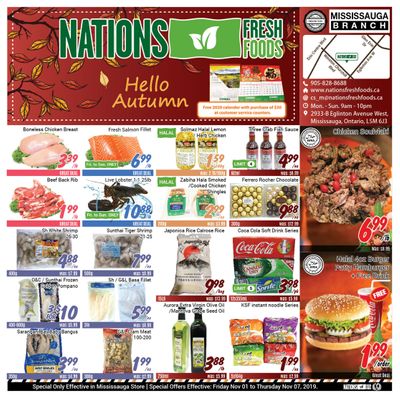 Nations Fresh Foods (Mississauga) Flyer November 1 to 7