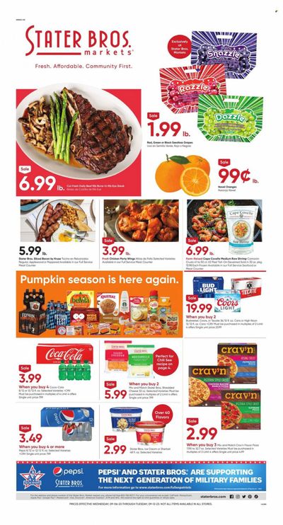 Stater Bros. Weekly Ad Flyer Specials September 6 to September 12, 2023