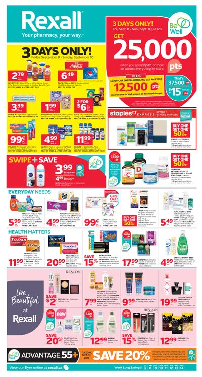 Rexall (AB, SK & MB) Flyer September 8 to 14