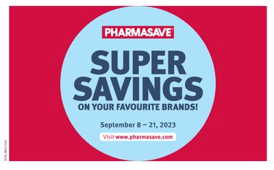 Pharmasave (West) Flyer September 8 to 21