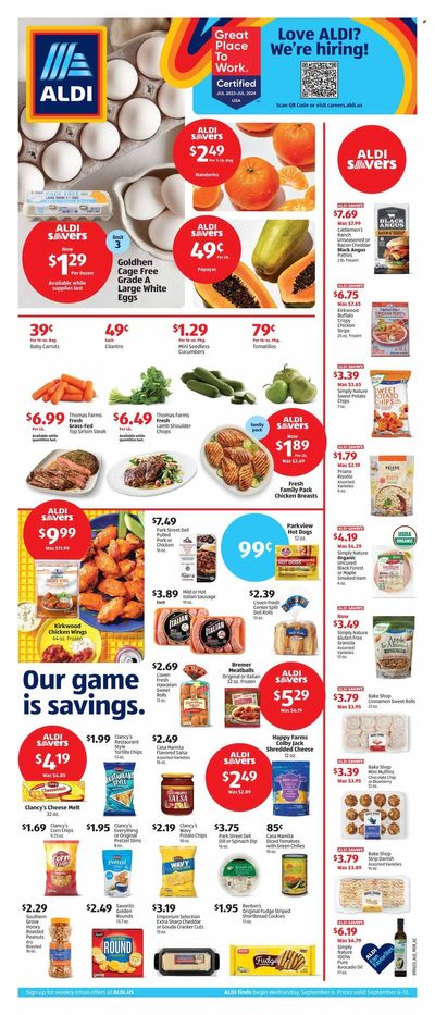 ALDI (AZ) Weekly Ad Flyer Specials September 6 to September 12, 2023