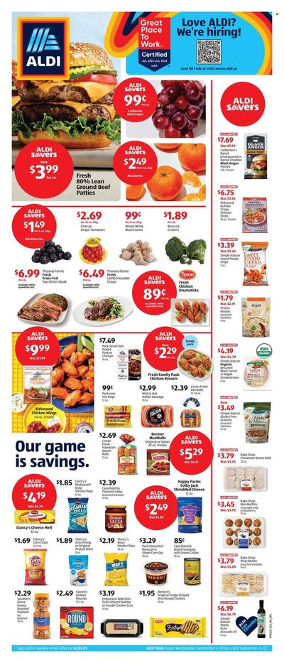 ALDI (KY, MS, TN) Weekly Ad Flyer Specials September 6 to September 12, 2023