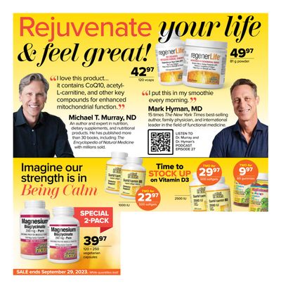 Nutters Everyday Naturals Flyer September 7 to 29