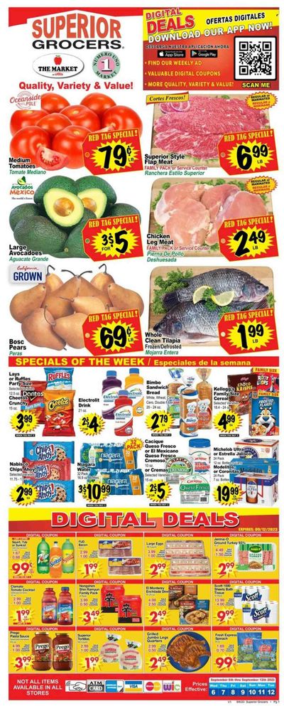Superior Grocers (CA) Weekly Ad Flyer Specials September 6 to September 12, 2023
