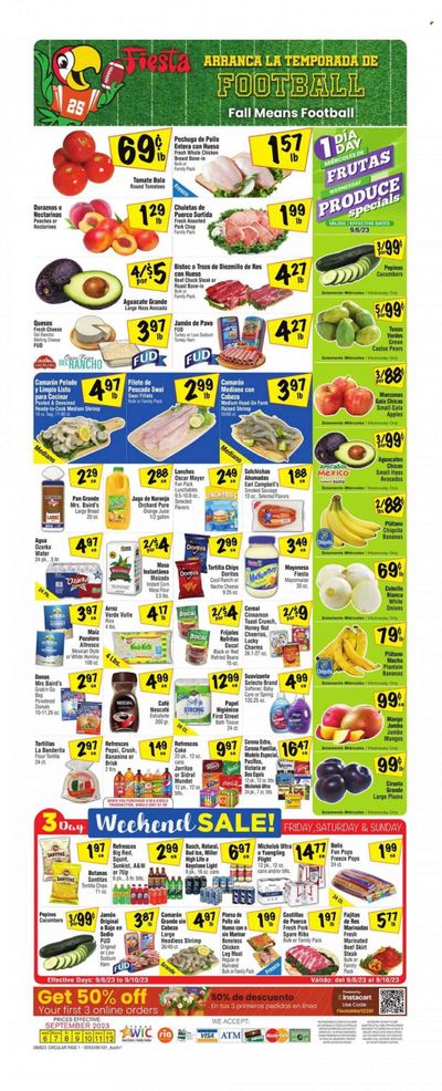 Fiesta Mart (TX) Weekly Ad Flyer Specials September 6 to September 12, 2023