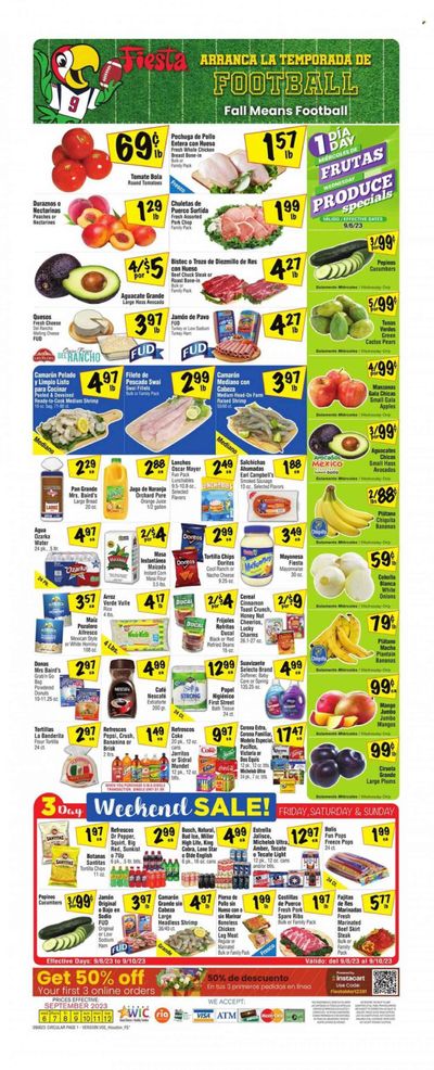 Fiesta Mart (TX) Weekly Ad Flyer Specials September 6 to September 12, 2023