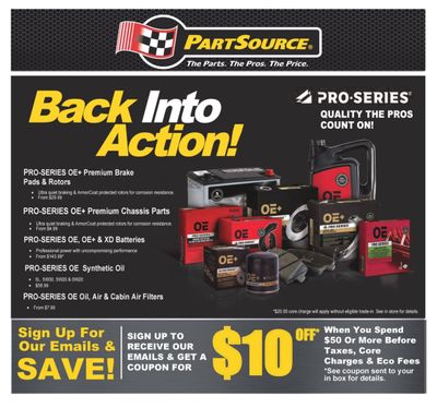 PartSource Flyer September 8 to 13