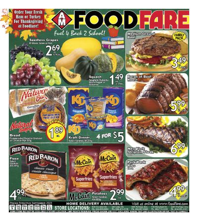 Food Fare Flyer September 9 to 15
