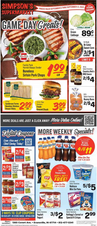 IGA (IN) Weekly Ad Flyer Specials September 6 to September 12, 2023