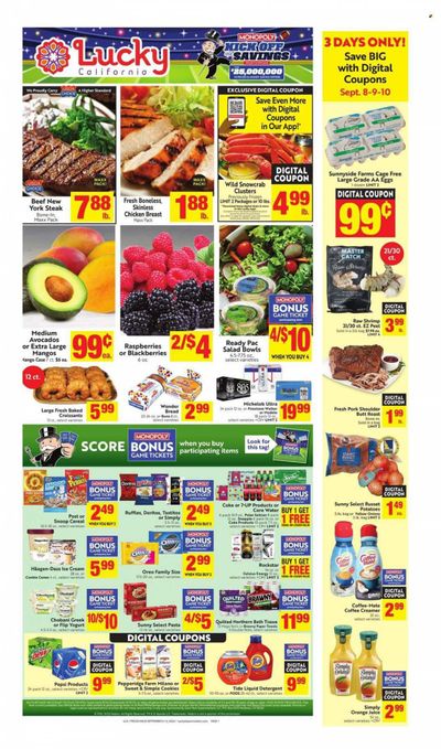 Lucky California Weekly Ad Flyer Specials September 6 to September 12, 2023