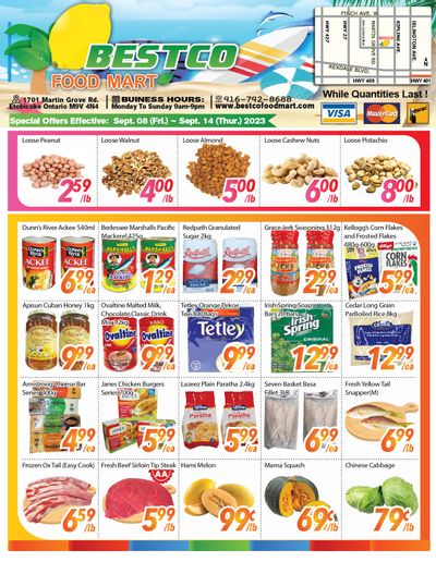 BestCo Food Mart (Etobicoke) Flyer September 8 to 14