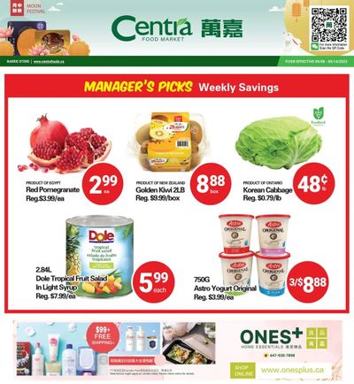Centra Foods (Barrie) Flyer September 8 to 14