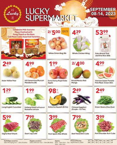 Lucky Supermarket (Winnipeg) Flyer September 8 to 14