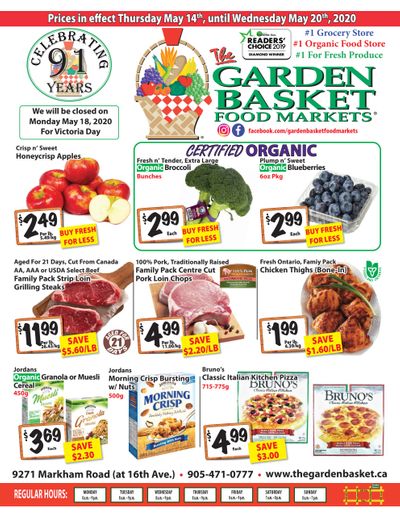 The Garden Basket Flyer May 14 to 20