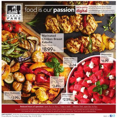 Urban Fare Flyer May 14 to 20