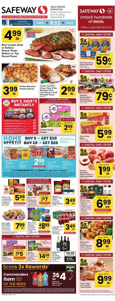 Safeway (MD) Weekly Ad Flyer Specials September 8 to September 14, 2023