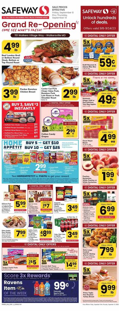 Safeway (MD) Weekly Ad Flyer Specials September 8 to September 14, 2023