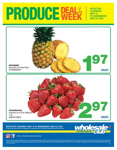 Wholesale Club (ON) Produce Deal of the Week Flyer May 14 to 20