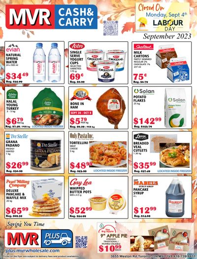 MVR Cash and Carry Flyer September 1 to 30