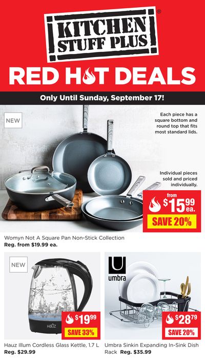 Kitchen Stuff Plus Red Hot Deals Flyer September 11 to 17
