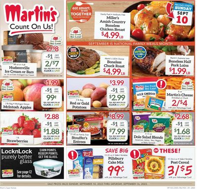 Martin’s (IN, MI) Weekly Ad Flyer Specials September 10 to September 16, 2023