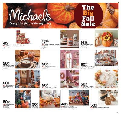 Michaels Weekly Ad Flyer Specials September 10 to September 14, 2023