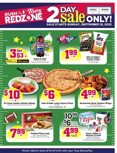 Tops Weekly Ad Flyer Specials September 10 to September 11, 2023