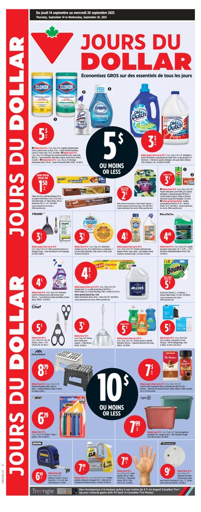 Canadian Tire (QC) Flyer September 14 to 20