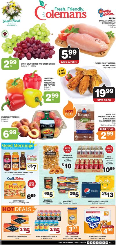 Coleman's Flyer September 14 to 20