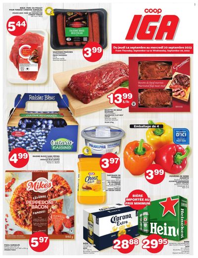 Coop IGA Flyer September 14 to 20